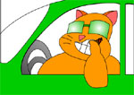 Fat Cat Car Animation